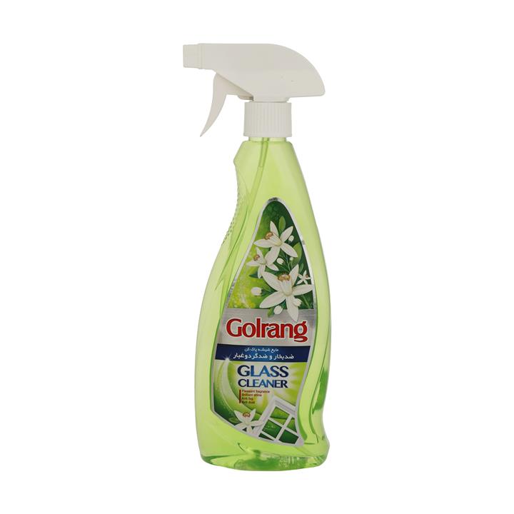 اسپری شیشه پاک کن گلرنگ مدل Green حجم 500 میلی گرم Golrang Green Glass Cleaner Spray 500ml